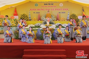 'Ban trị sự Giáo hội Phật giáo Việt Nam tỉnh Sơn La tổ chức Đại lễ Phật Đản năm 2025