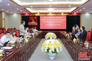  Ngân hàng Tái thiết Đức làm việc với UBND tỉnh Sơn La 