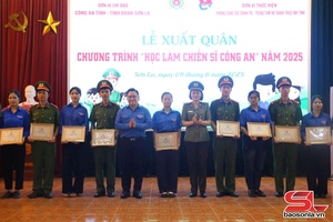 'Lễ xuất quân chương trình “Học làm chiến sĩ công an” năm 2025