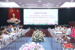 'Công bố điều chỉnh cục bộ quy hoạch chi tiết khu vực Tỉnh ủy Sơn La