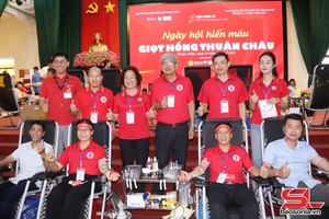 'Ngày hội hiến máu “Giọt hồng Thuận Châu”