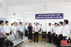 Vận hành thử nghiệm Trung tâm Phục vụ hành chính công phường Tô Hiệu