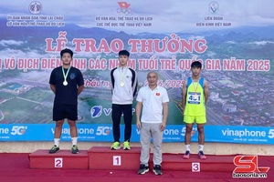 'Sơn La xếp thứ 8/65 đoàn tham Giải Vô địch điền kinh các nhóm tuổi trẻ quốc gia 2025