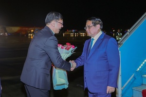 'Thủ tướng Phạm Minh Chính về tới Hà Nội, kết thúc tốt đẹp chuyến công tác tại Trung Quốc