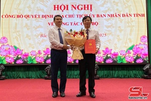 'Hội nghị công bố quyết định của Chủ tịch UBND tỉnh về công tác cán bộ