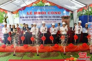 Khởi công Dự án đầu tư xây dựng tuyến đường tỉnh Yên Châu – Tạ Khoa
