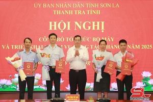 'Hội nghị công bố tổ chức bộ máy Thanh tra tỉnh