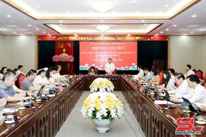 Họp Ban tổ chức Lễ kỷ niệm 130 năm Ngày thành lập tỉnh Sơn La