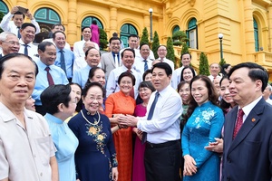 'Chủ tịch nước Lương Cường gặp mặt các đại biểu Hội Khuyến học tiêu biểu toàn quốc
