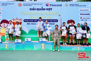 'Đội tuyển quần vợt Sơn La giành 4 huy chương tại Giải quần vợt vô địch các lứa tuổi trẻ quốc gia - Cúp Vietravel 2025