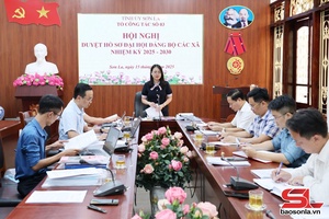 Hoàn thiện hồ sơ, văn kiện Đại hội Đảng bộ các xã đảm bảo đúng quy định, tiến độ