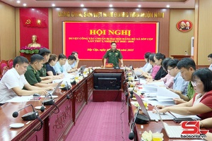 Kiểm tra công tác chuẩn bị Đại hội Đảng bộ xã Sốp Cộp nhiệm kỳ 2025 - 2030 