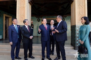 'Chủ tịch Quốc hội Trần Thanh Mẫn hội kiến Thủ tướng Morocco