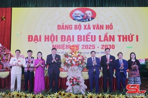 'Đại hội đại biểu Đảng bộ xã Vân Hồ lần thứ I, nhiệm kỳ 2025-2030 thành công tốt đẹp
