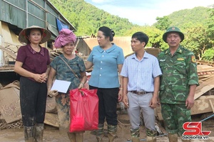 'Mưa lũ gây thiệt hại nặng nề tại xã Mường Lạn
