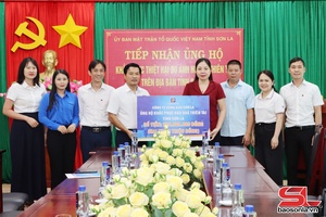 'Công ty Xăng dầu Sơn La ủng hộ 200 triệu đồng khắc phục hậu quả thiên tai
