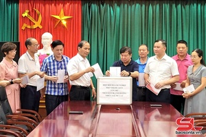 'Hiệp hội Doanh nghiệp tỉnh Sơn La ủng hộ khắc phục thiệt hại do thiên tai