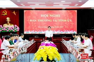 Hội nghị Ban Thường vụ Tỉnh ủy thực hiện quy trình công tác cán bộ
