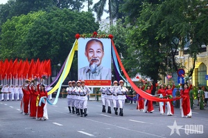 'Tổng duyệt diễu binh, diễu hành cho "Ngày hội vì Thủ đô bình yên"