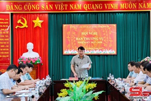 Hội nghị Ban Thường vụ Đảng ủy, Ban Chấp hành Đảng bộ Các cơ quan Đảng tỉnh Sơn La
