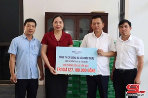 Doanh nghiệp Sơn La chung tay khắc phục thiệt hại do bão lũ