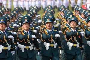 'Bảy tuyến đường tại Hà Nội các khối diễu binh, diễu hành đi qua trong ngày 2/9