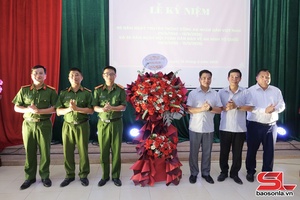 'Phường Chiềng Sinh tổ chức Lễ kỷ niệm 80 năm Ngày truyền thống Công an nhân dân Việt Nam