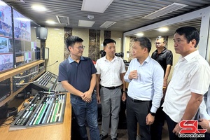 Đồng chí Chủ tịch UBND tỉnh kiểm tra công tác chuẩn bị Lễ khánh thành Dự án hệ thống thoát nước và xử lý nước thải thành phố Sơn La