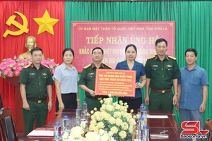 'Tiếp nhận ủng hộ khắc phục thiệt hại do thiên tai