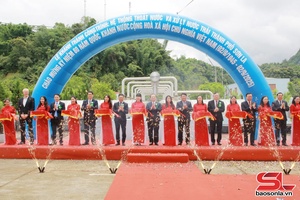 Lễ khánh thành công trình Hệ thống thoát nước và xử lý nước thải thành phố Sơn La