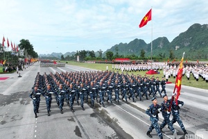 'Tối nay (21-8) diễn ra tổng hợp luyện diễu binh, diễu hành lần thứ nhất tại Quảng trường Ba Đình