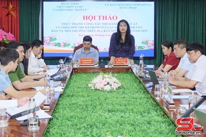 'Hội thảo về thi hành pháp luật trong lĩnh vực bảo vệ môi trường