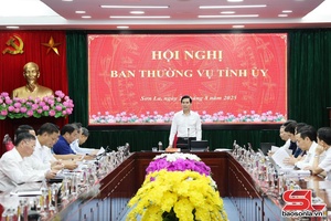 Hội nghị Ban Thường vụ Tỉnh ủy Sơn La họp quyết định một số nội dung theo thẩm quyền