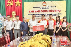 'HD Bank Chi nhánh Sơn La hỗ trợ nhân dân vùng lũ Chiềng Sơ, Mường Lầm