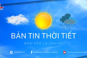 'Dự báo thời tiết toàn tỉnh Sơn La ngày 31/8/2025