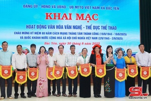 'Bắc Yên tổ chức các hoạt động chào mừng 80 năm Cách mạng Tháng Tám và Quốc khánh 2/9