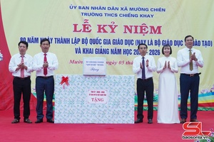Ngày hội tựu trường ở Trường THCS Chiềng Khay