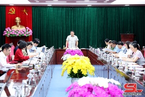 Họp Tiểu ban Tổ chức phục vụ Đại hội Đảng bộ tỉnh lần thứ XVI, nhiệm kỳ 2025 - 2030