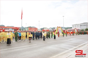 Tổng duyệt Hội thao nghiệp vụ chữa cháy và cứu nạn, cứu hộ