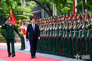 Chủ tịch nước Lương Cường dự khai giảng năm học mới tại Học viện Quốc phòng