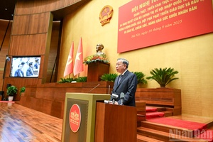 Toàn văn bài phát biểu của Tổng Bí thư Tô Lâm tại Hội nghị toàn quốc quán triệt, triển khai thực hiện 4 Nghị quyết quan trọng của Bộ Chính trị