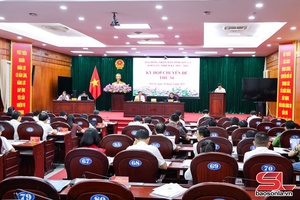 Kỳ họp chuyên đề thứ 34, HĐND tỉnh Sơn La khóa XV