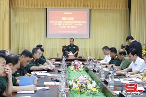 Kiểm tra công tác chuẩn bị diễn tập điểm phòng thủ khu vực Ban Chỉ huy khu vực 3 - Mai Sơn
