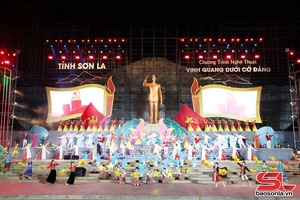 Tổng duyệt chương trình nghệ thuật Chào mừng Đại hội Đảng bộ tỉnh Sơn La lần thứ XVI, nhiệm kỳ 2025-2030.