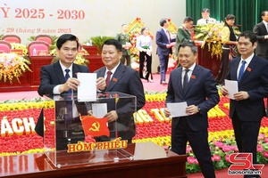 Bầu Ban Chấp hành Đảng bộ tỉnh khoá XVI, nhiệm kỳ 2025 - 2030
