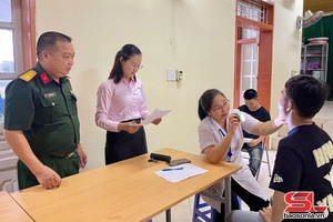 Gia Phù tổ chức khám tuyển công dân nhập ngũ năm 2026