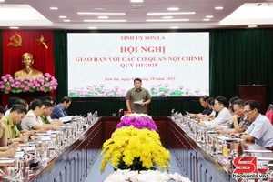 Hội nghị giao ban các cơ quan nội chính quý III năm 2025