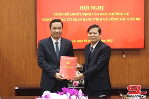 'Hội nghị công bố quyết định của Ban Thường vụ Đảng ủy Các cơ quan Đảng tỉnh về công tác cán bộ  