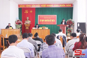 ' Kỳ họp chuyên đề thứ 8, HĐND xã Tà Xùa khóa XVIII