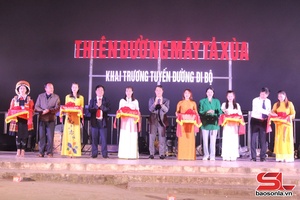 'Khai trương tuyến phố đi bộ “Tà Xùa - Thiên đường mây”